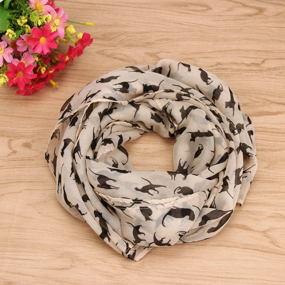 150CM *40cm Women Scarves Chiffon Wrap Lady Shawl Chiffon Scarf Cachecol Feminino