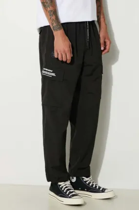 AAPE trousers men's black color AAPPTMA663XXM