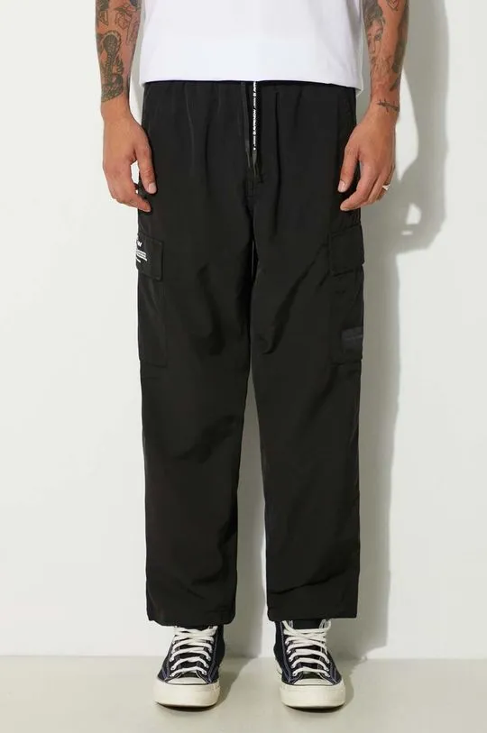 AAPE trousers men's black color AAPPTMA663XXM