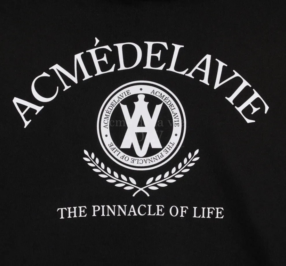 acme de la vie  |Unisex Sweat Street Style Long Sleeves Logo