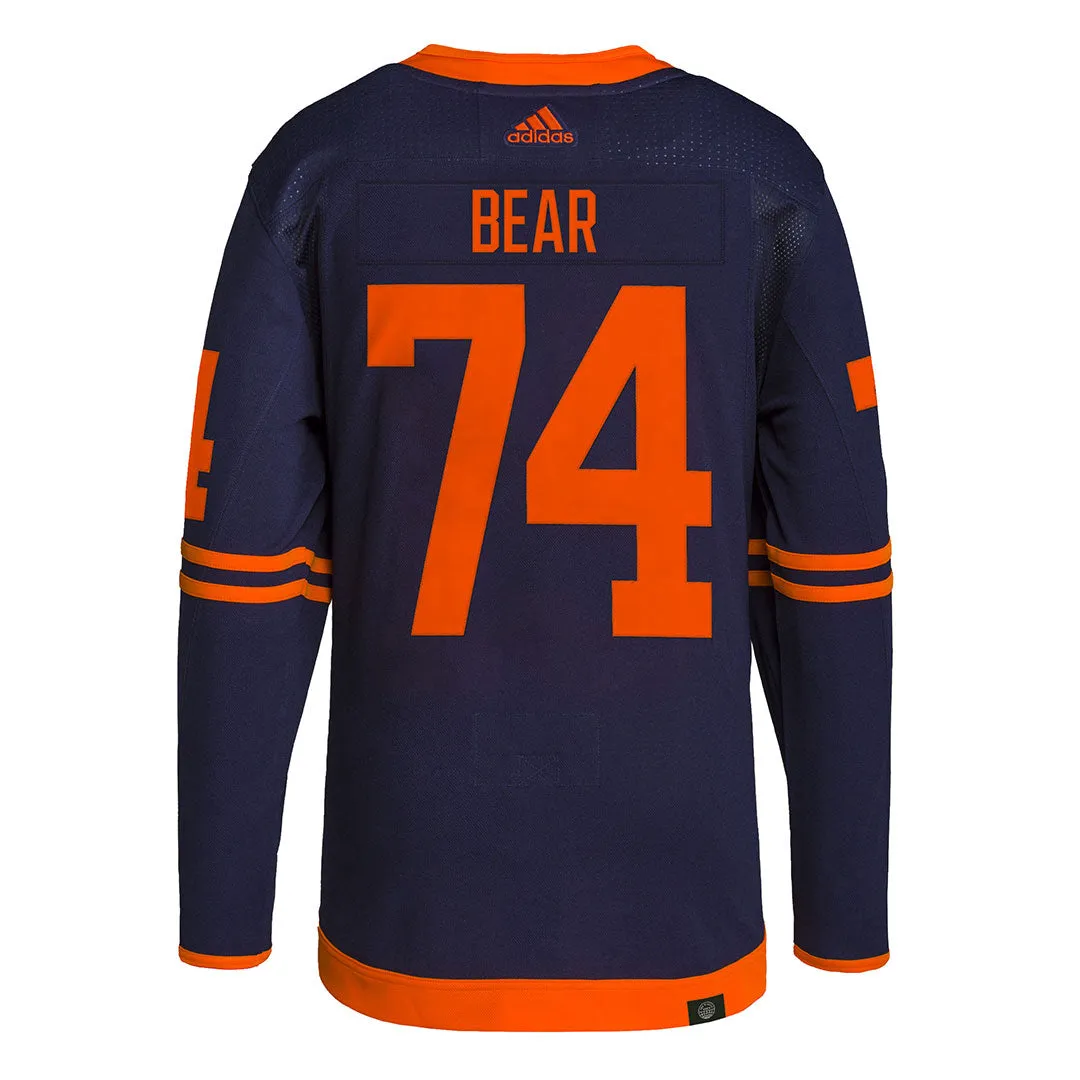 adidas - Men's Edmonton Oilers Ethan Bear Authentic Third Jersey (HA0448)