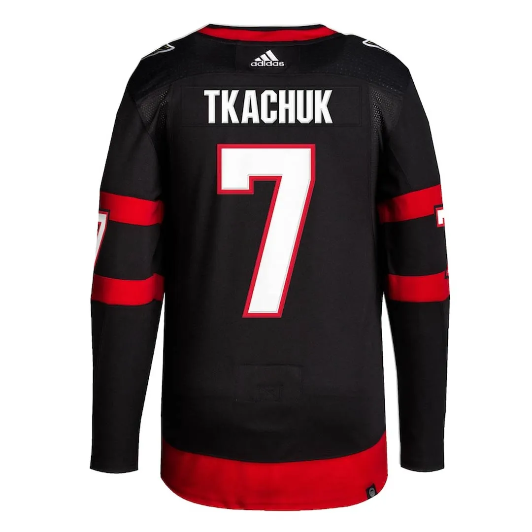 adidas - Men's Ottawa Senators Authentic Home Brady Tkachuk Jersey (GT8154)