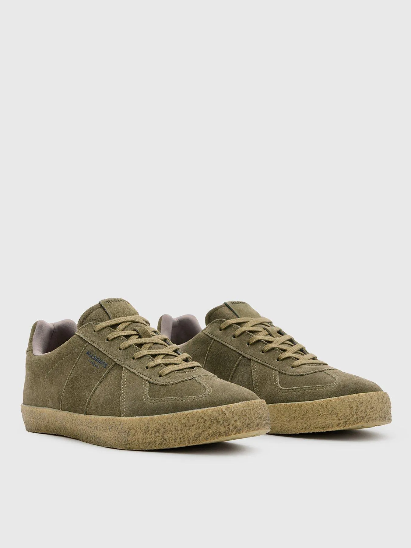 AllSaints Jaimee Underground Suede Sneaker - Khaki