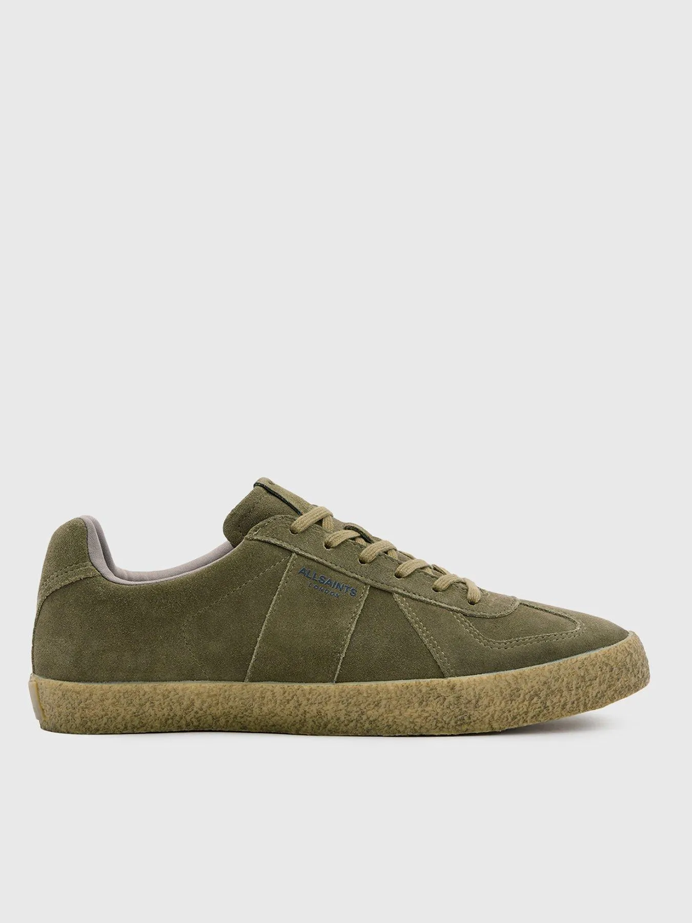 AllSaints Jaimee Underground Suede Sneaker - Khaki