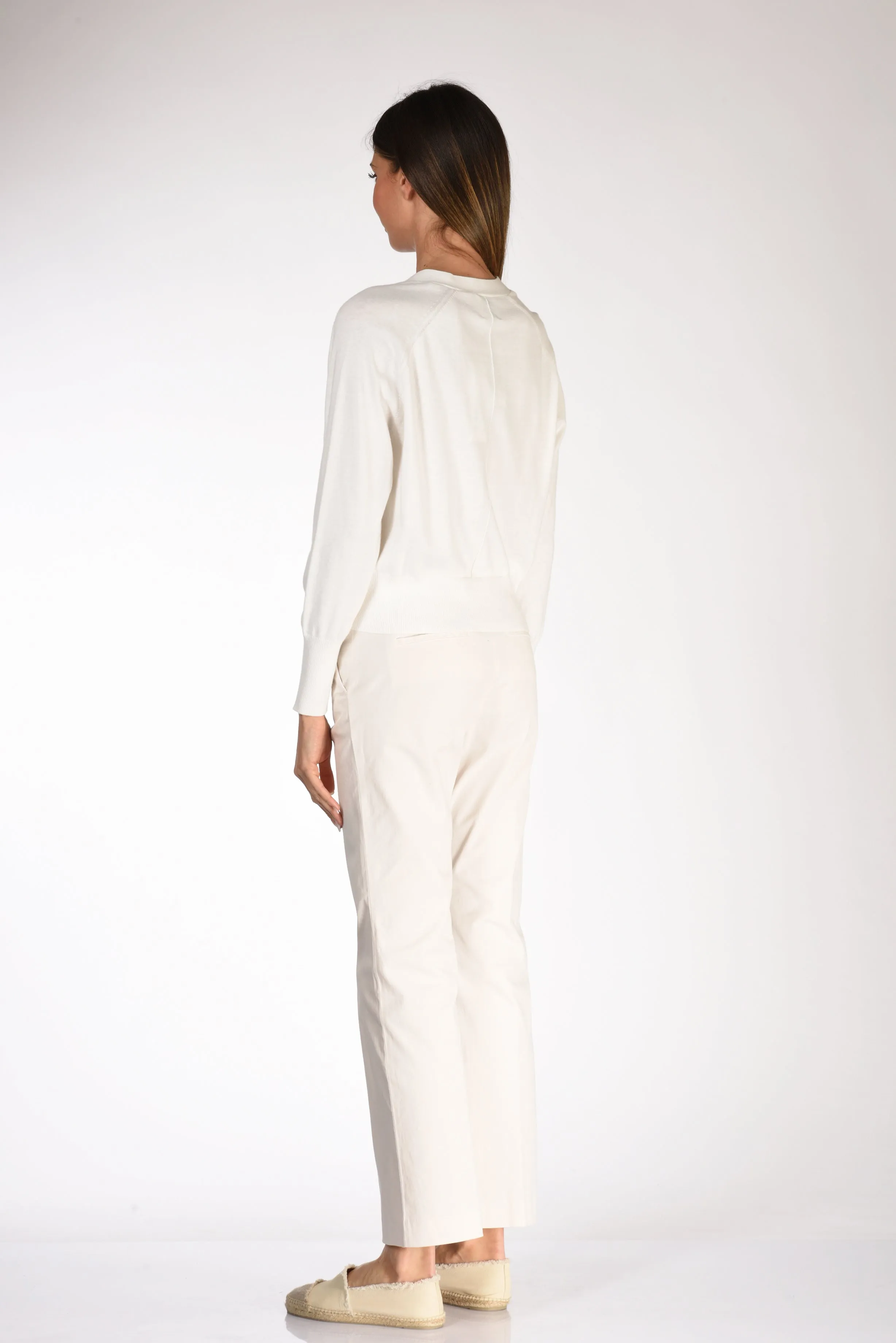 Allude Cardigan Bianco Donna