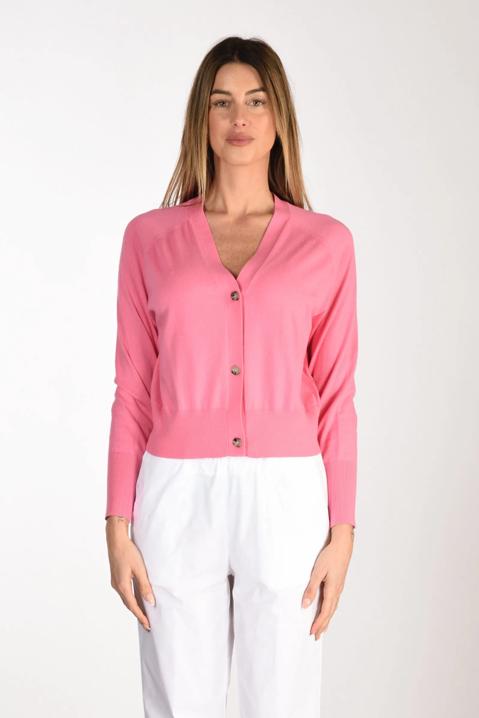 Allude Cardigan Rosa Donna