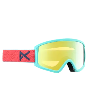 Anon Kids' Tracker 2.0 Snow Goggles - Coral/Gold Amber Lens