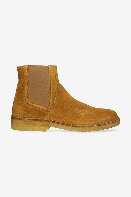 A.P.C. suede chelsea boots Boots Theodore men's brown color