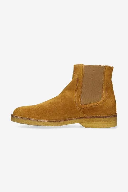 A.P.C. suede chelsea boots Boots Theodore men's brown color