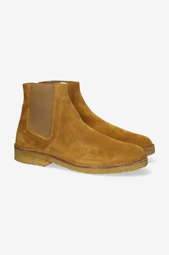 A.P.C. suede chelsea boots Boots Theodore men's brown color