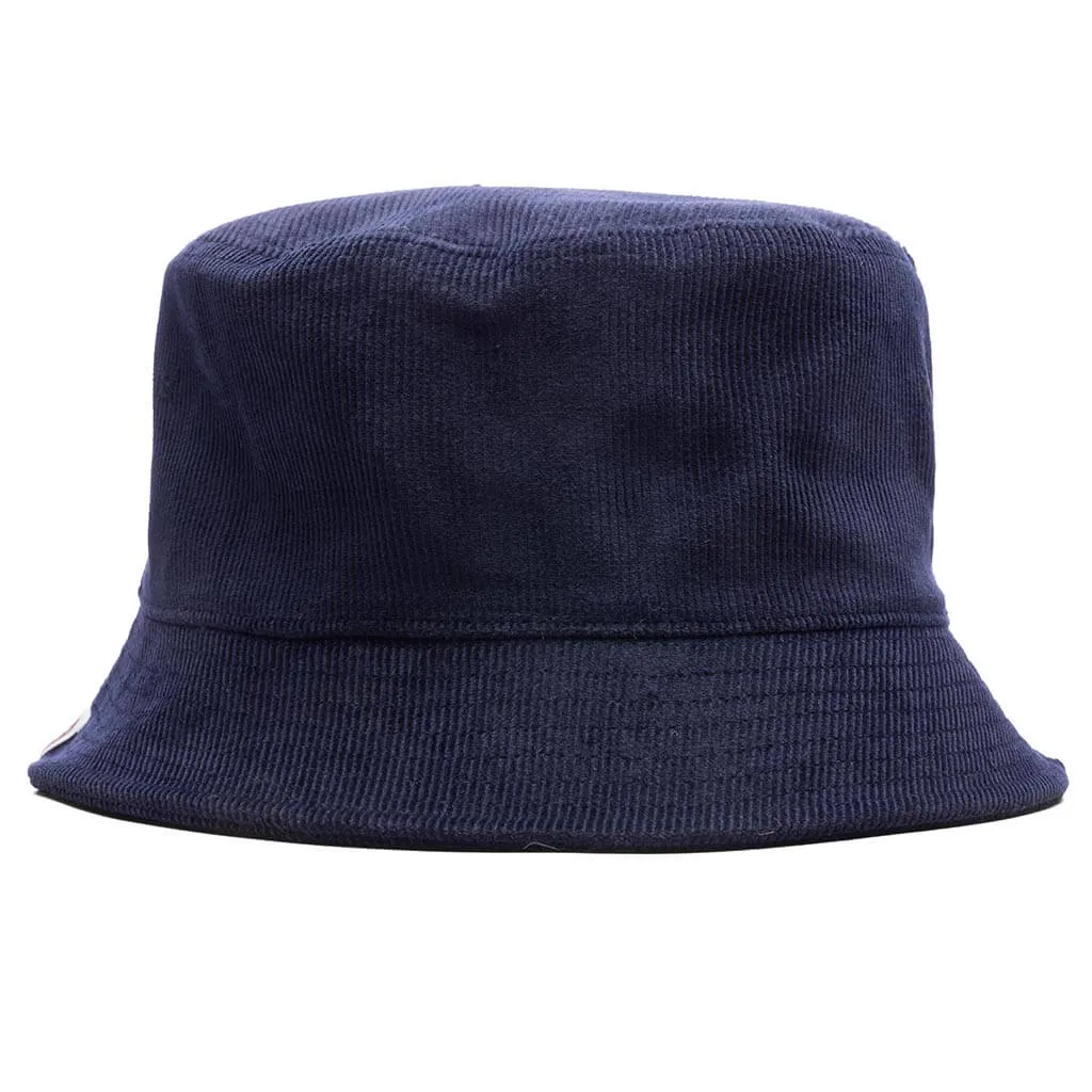 Ape Head Corduroy Bucket Hat - Navy