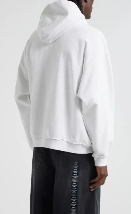 BALENCIAGA  |Unisex Street Style Long Sleeves Plain Cotton Oversized Logo