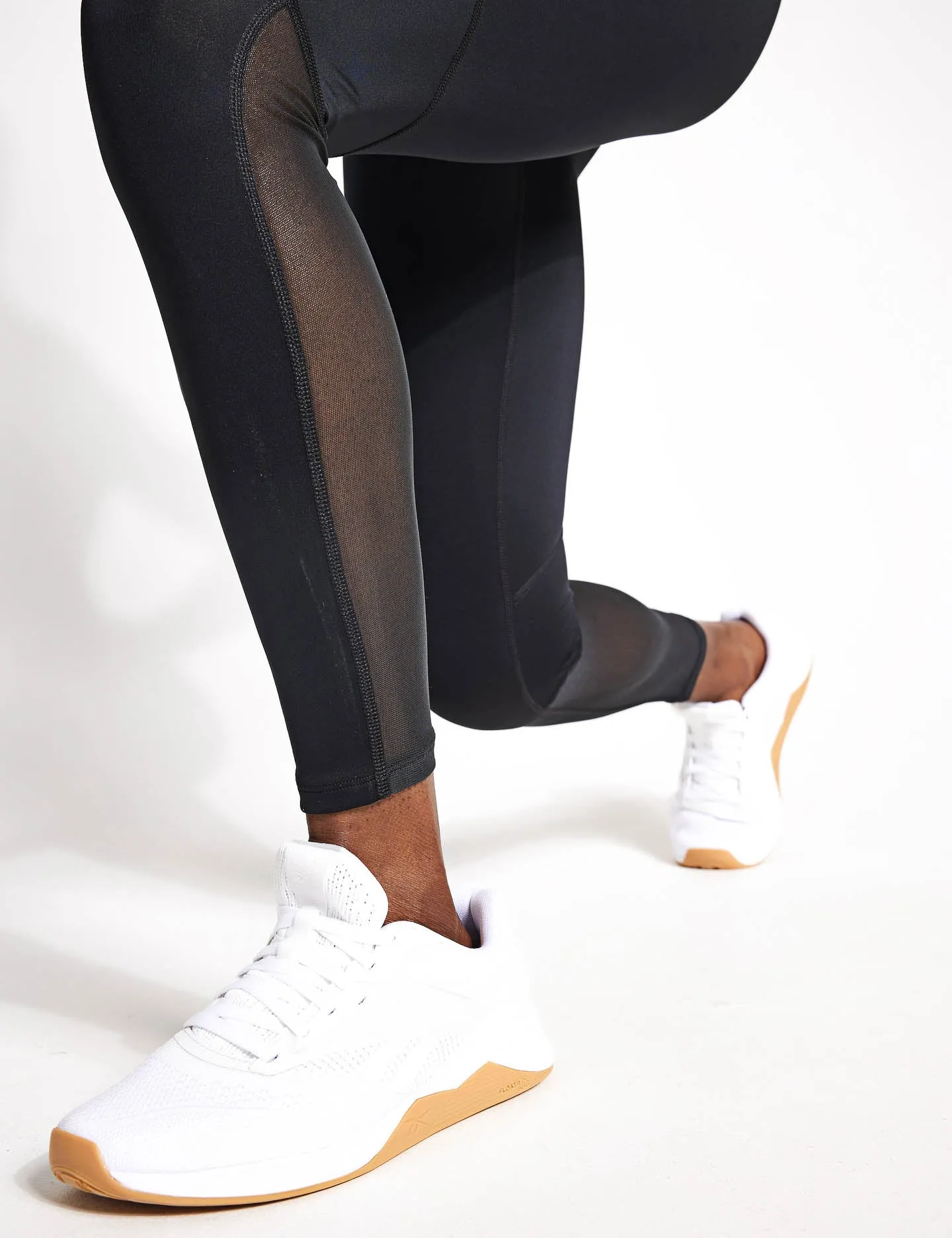 Basic Mesh Leggings - Night Black