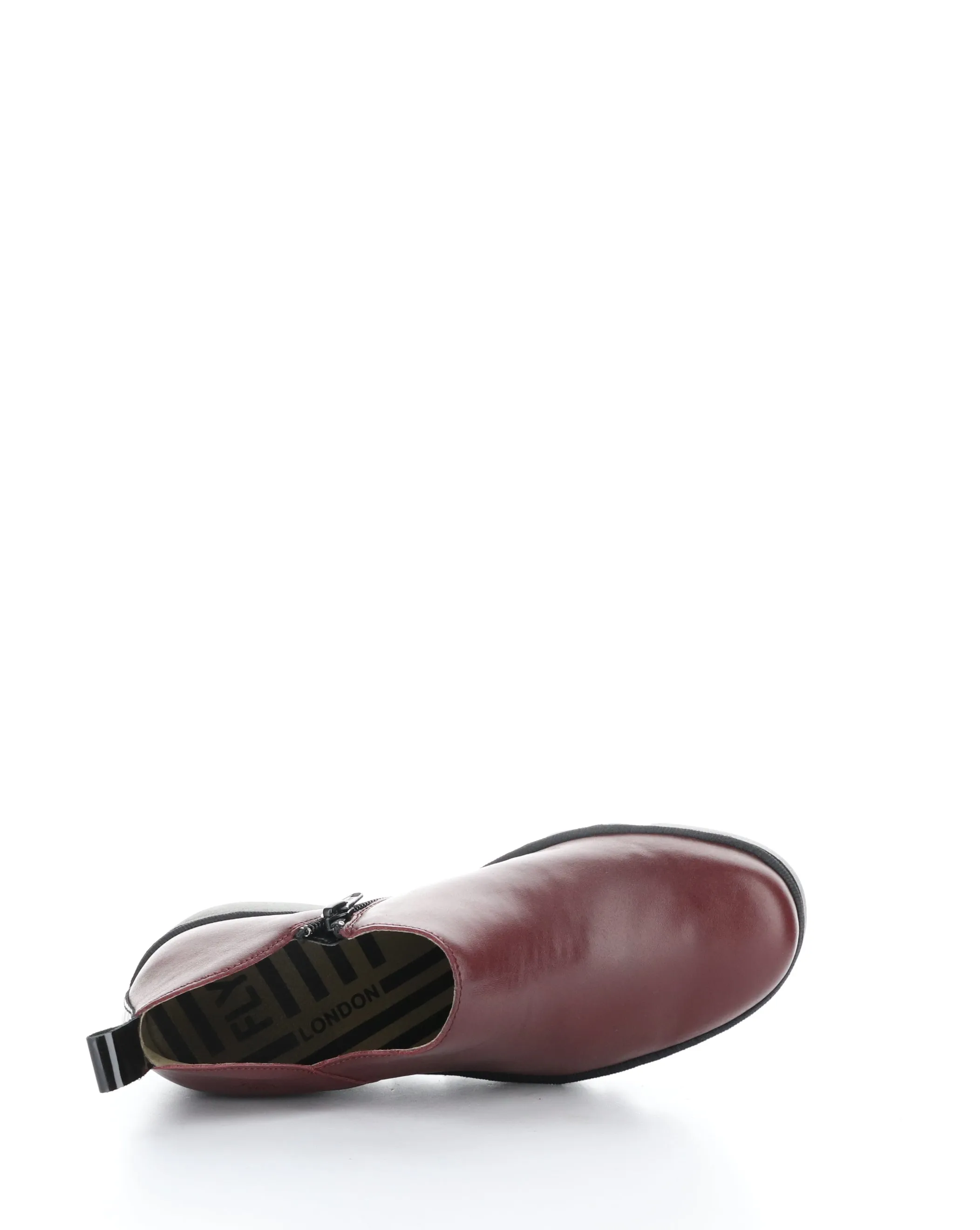 BELI458FLY 001 WINE/BLACK Round Toe Shoes