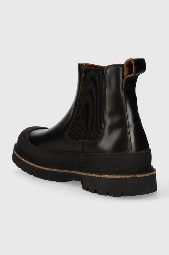 Birkenstock leather chelsea boots Prescott men's black color