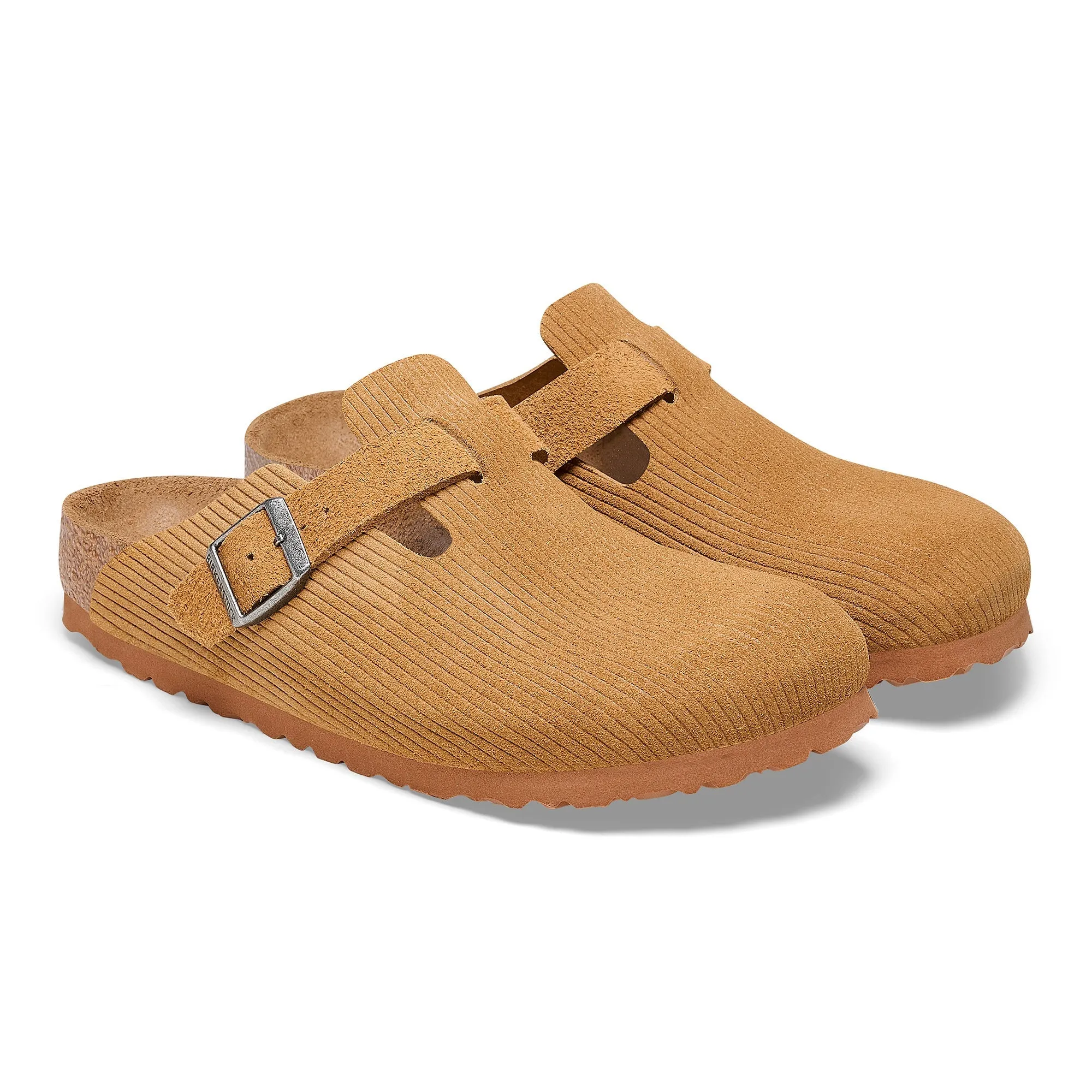 Birkenstock Sabots Boston Corduroy Cork Brown