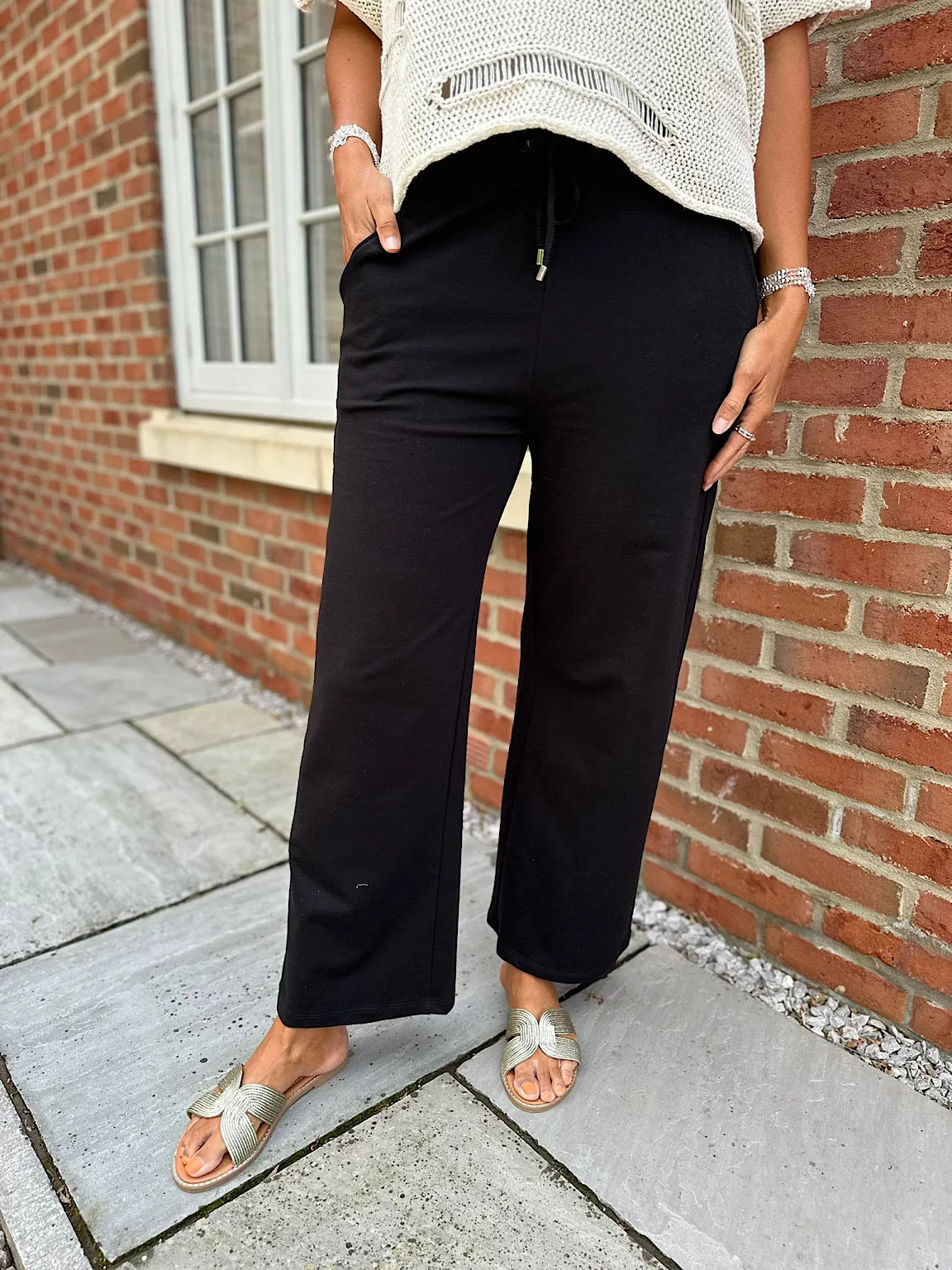 Black Soft Comfort Trousers