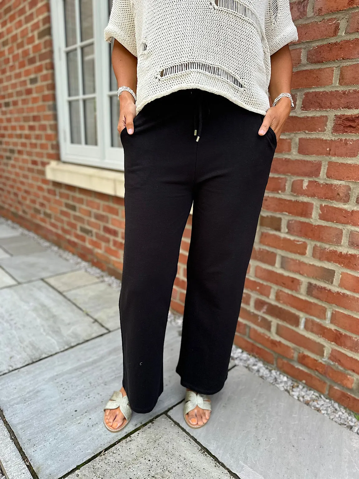 Black Soft Comfort Trousers