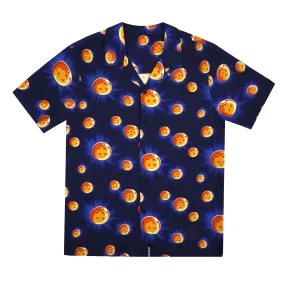 Blue Dragon Balls Button-Down Shirt