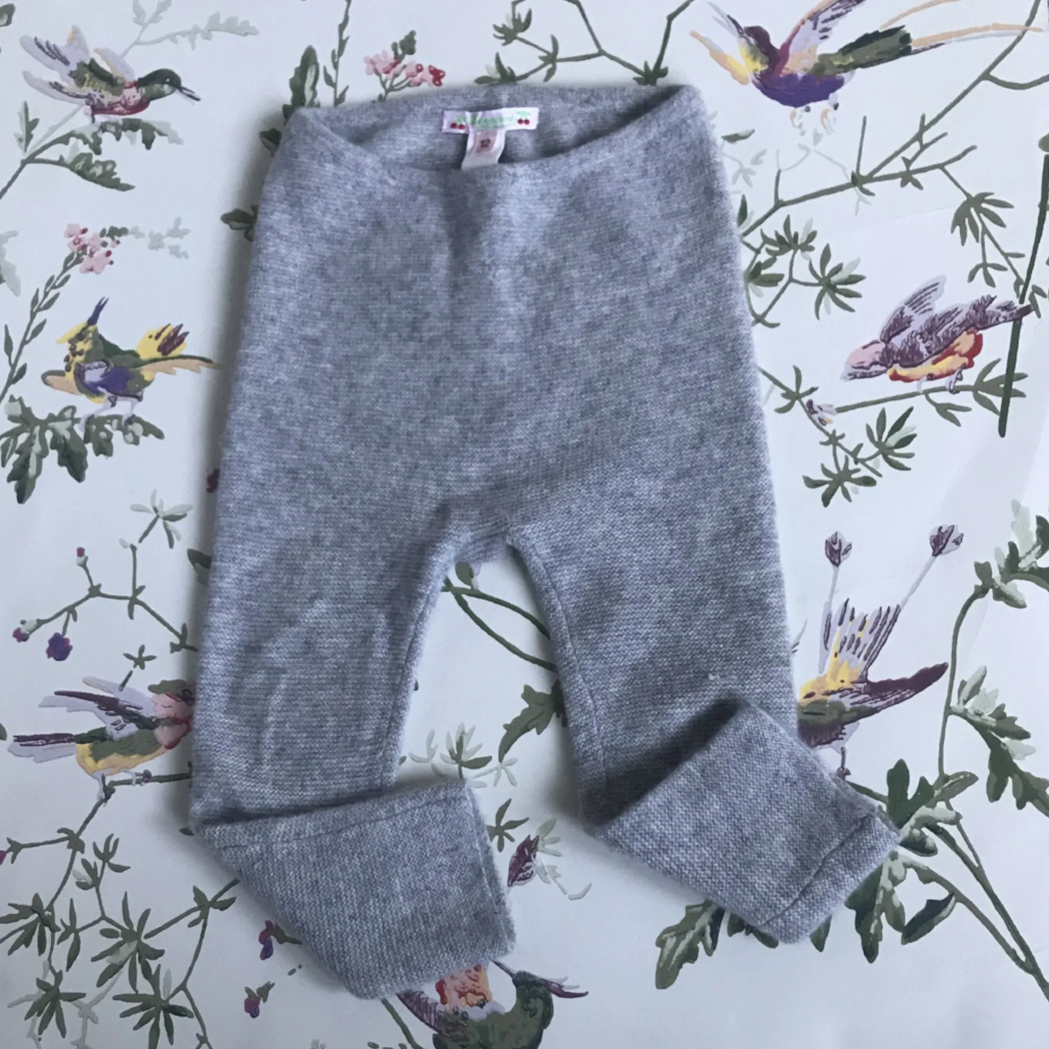 Bonpoint Pale Grey Cashmere Leggings