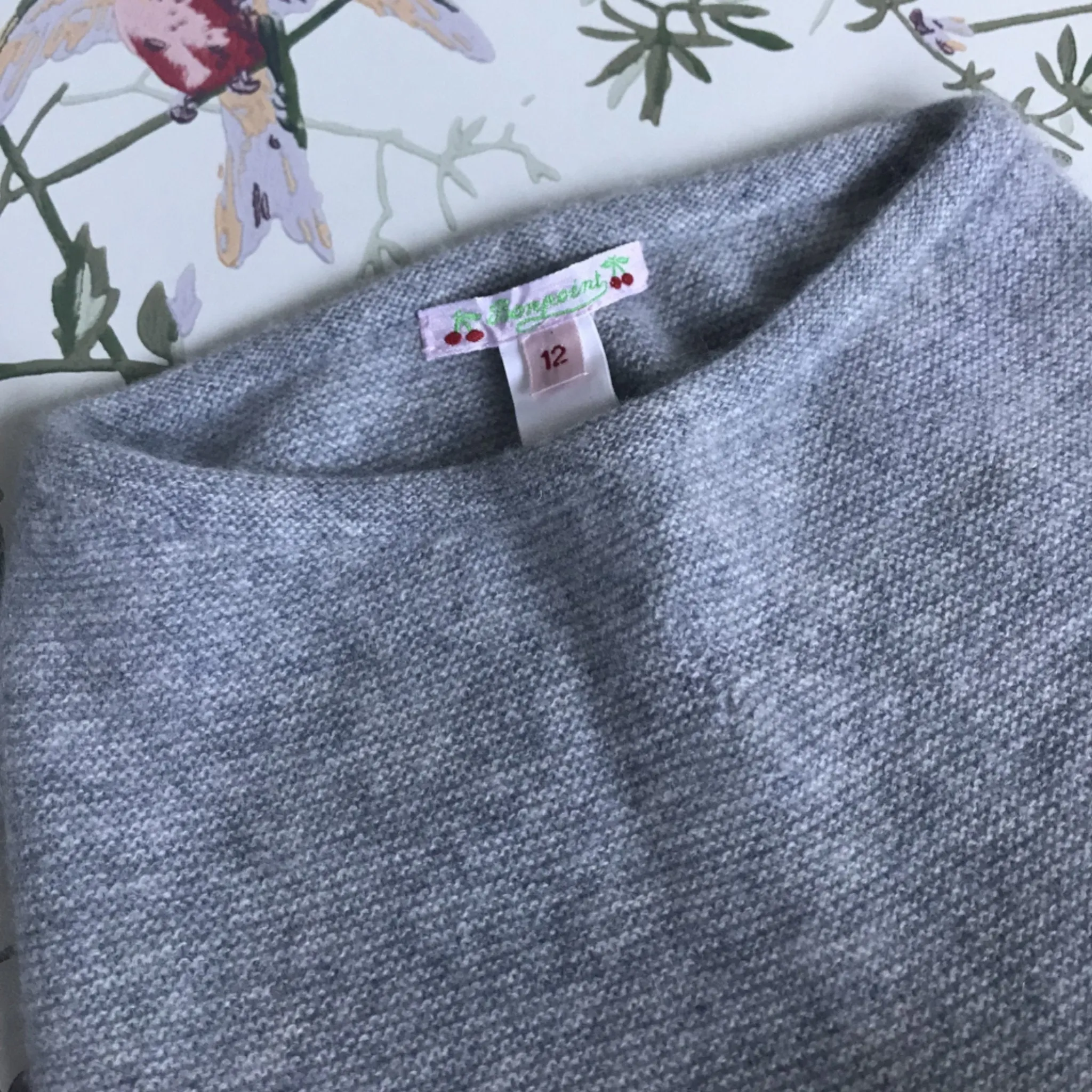 Bonpoint Pale Grey Cashmere Leggings