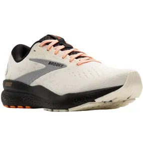 Brooks Ghost 16 Sneaker Ecru/ Orange/ Black (Women's)