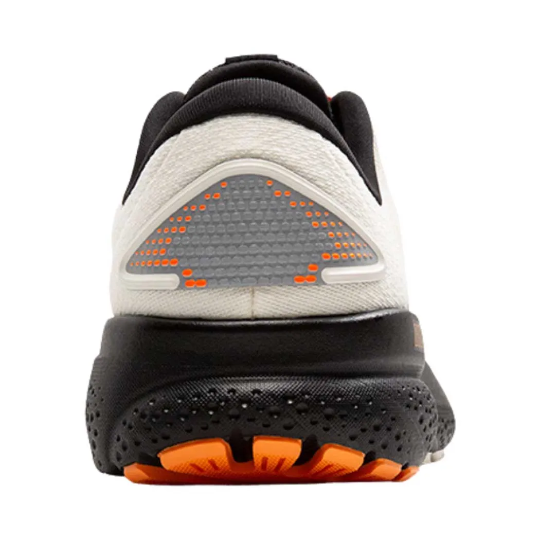 Brooks Ghost 16 Sneaker Ecru/ Orange/ Black (Women's)