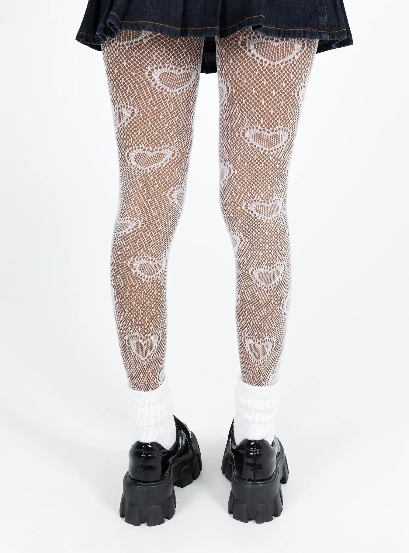 Change Of  Heart Stockings White