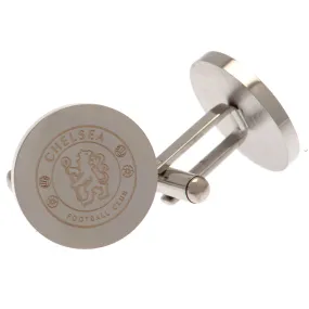 Chelsea FC Stainless Steel Round Cufflinks