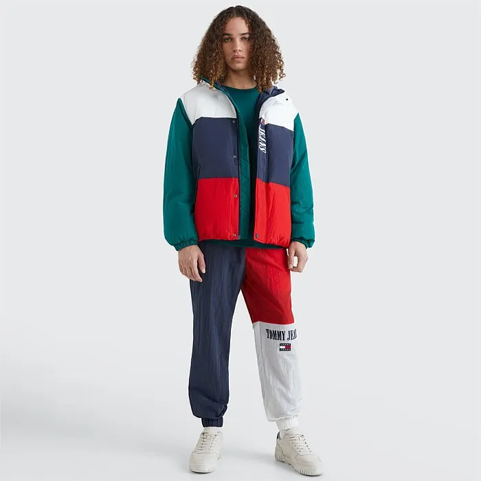 Colour-Blocked Oversized Hooded Jacket | Jackets & Vests | Stirling Sports