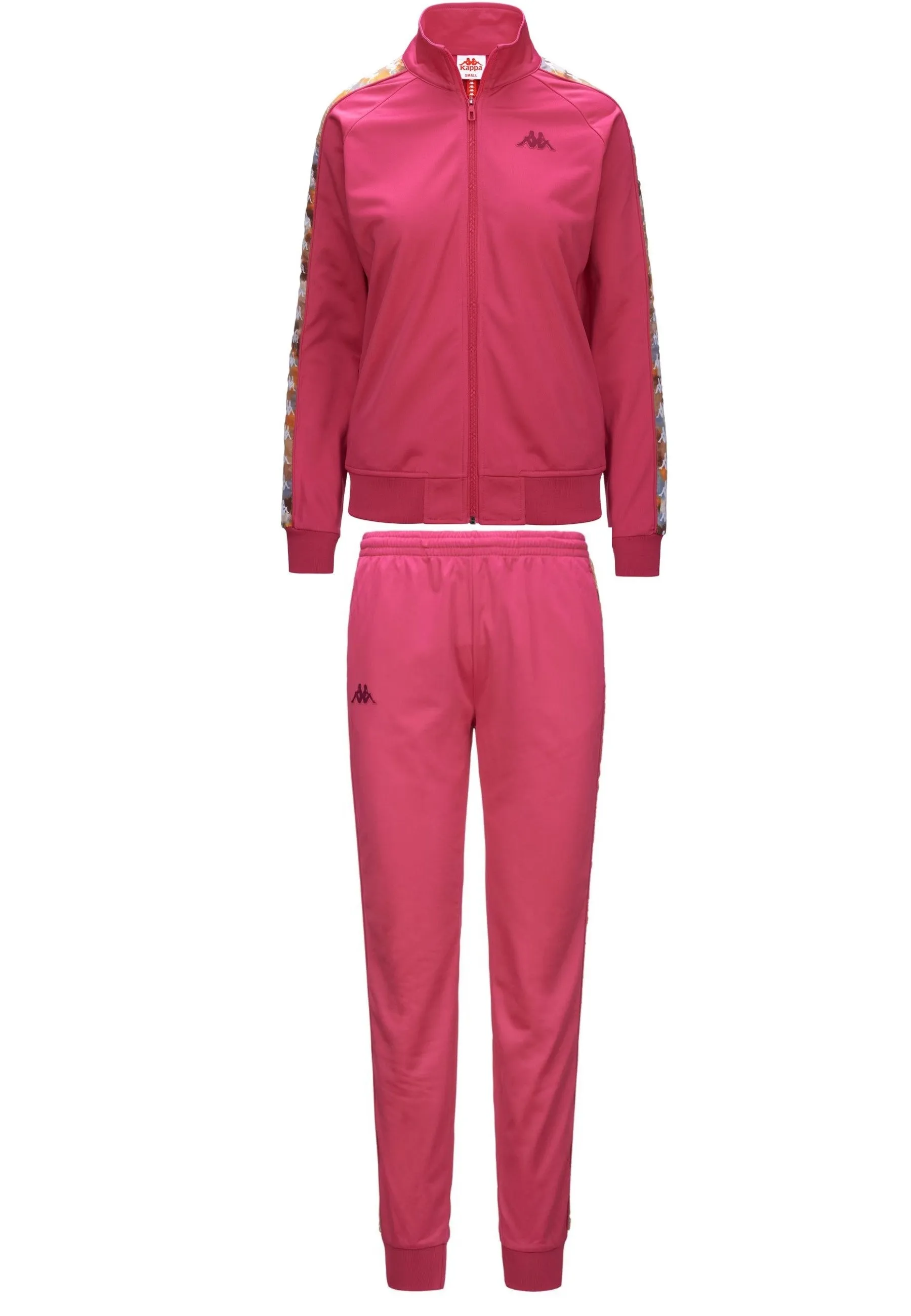 Completo tuta donna KAPPA 222 Banda felpa + pantalone Graphiktape fuchsia bright rose