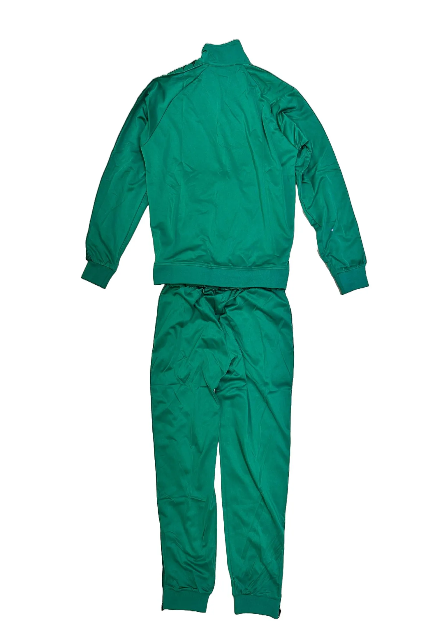 Completo tuta KAPPA 222 Banda giacca + pantalone verde erba/nero