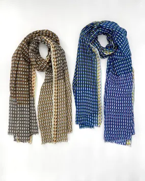 Cotton Check Scarves