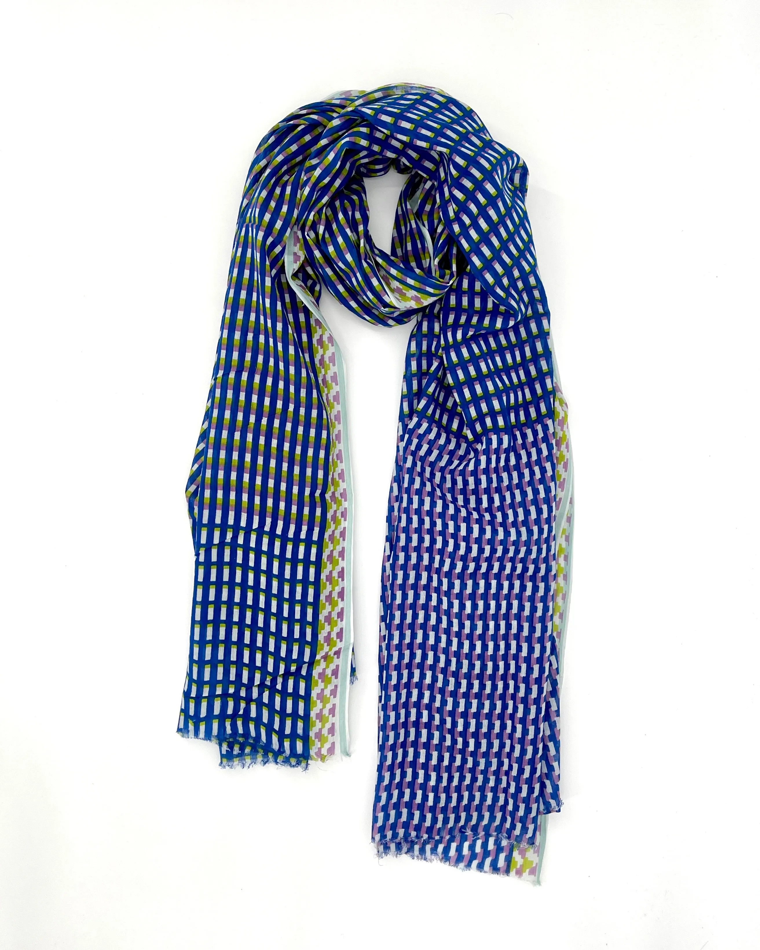 Cotton Check Scarves