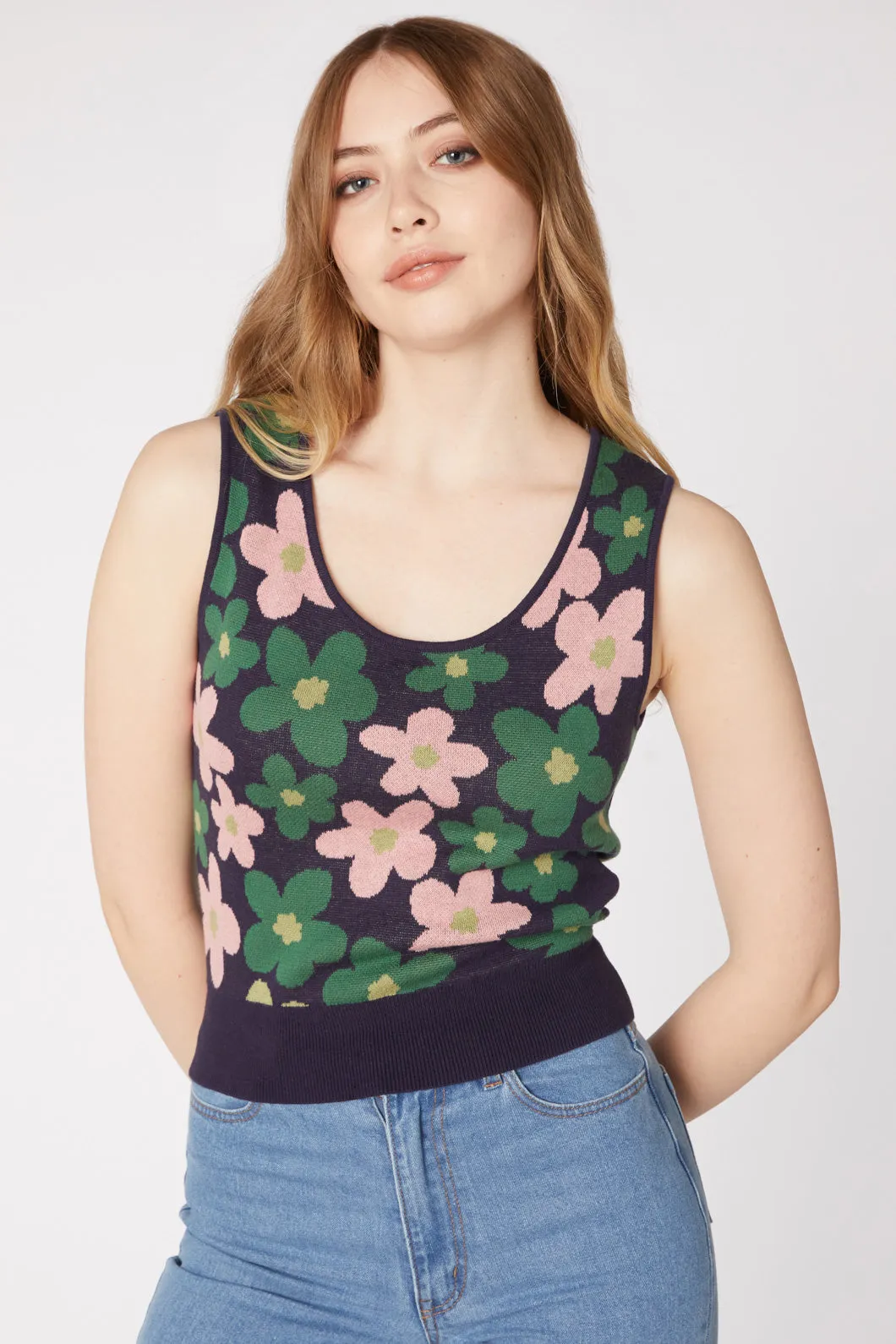 Daisy Floral Vest