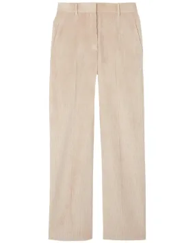 Desert Corduroy Wide Leg Pleated Trouser