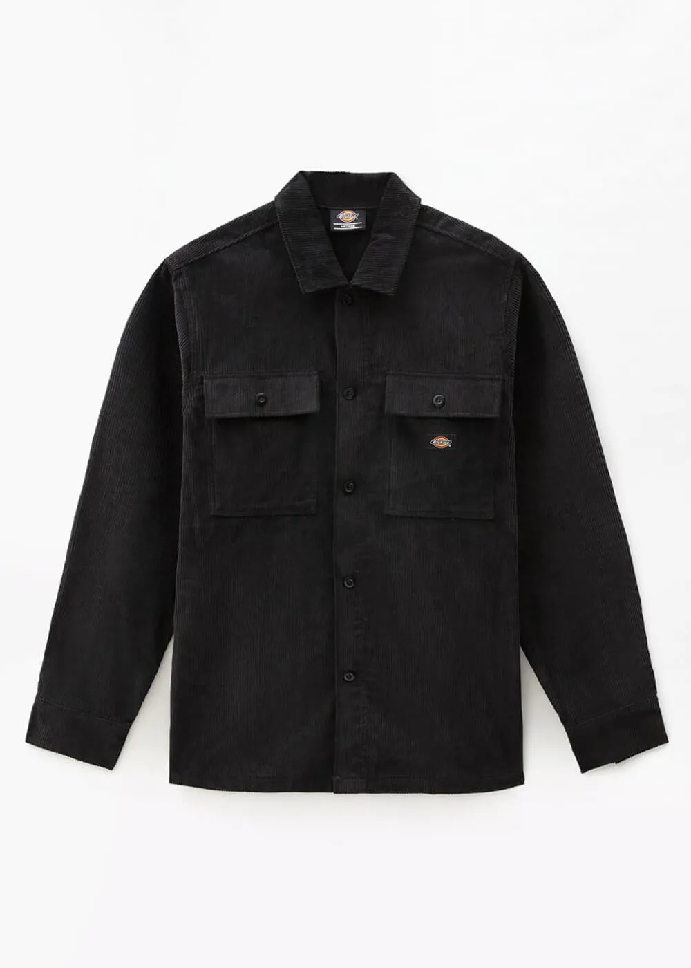 Dickies Men's Higginson Corduroy Shirt Black