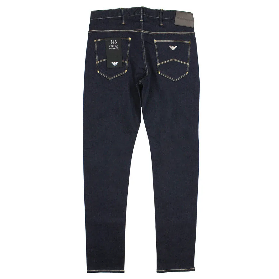 Emporio Armani - J45 Regular Fit Jeans in Dark Navy