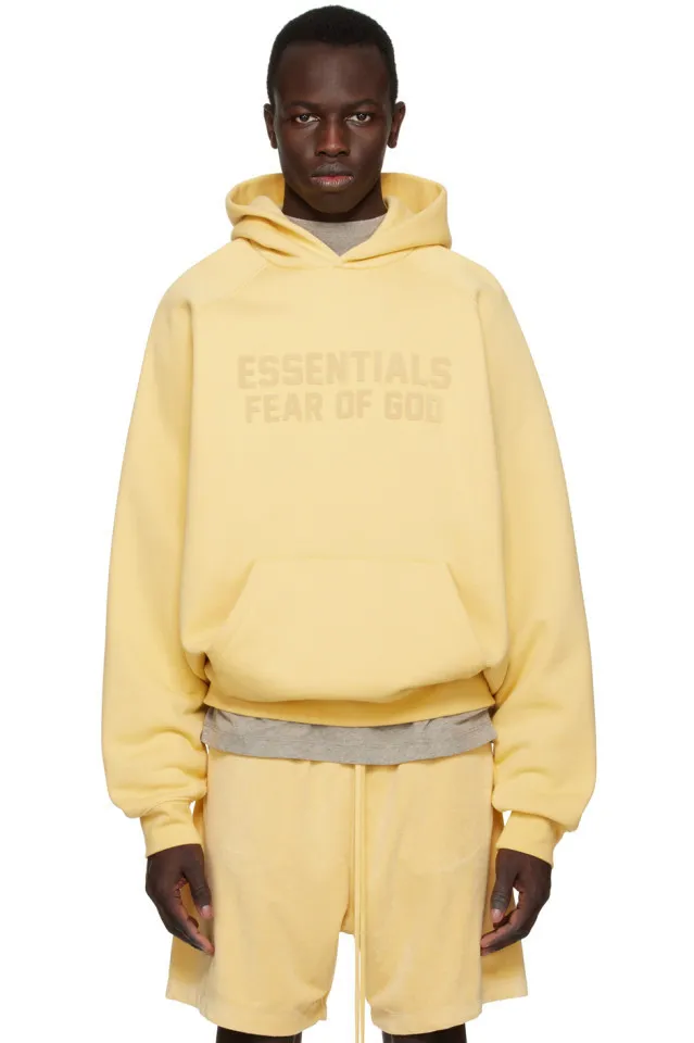 FEAR OF GOD  |Unisex Street Style Long Sleeves Plain Cotton Oversized Logo