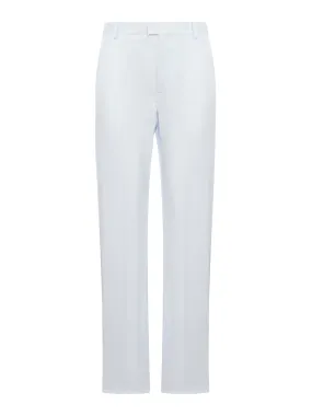 FLUID VISCOSE TWILL TROUSERS