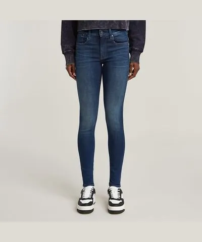 G-Star RAW Women Lhana Skinny Jeans Dark blue Size 28-30