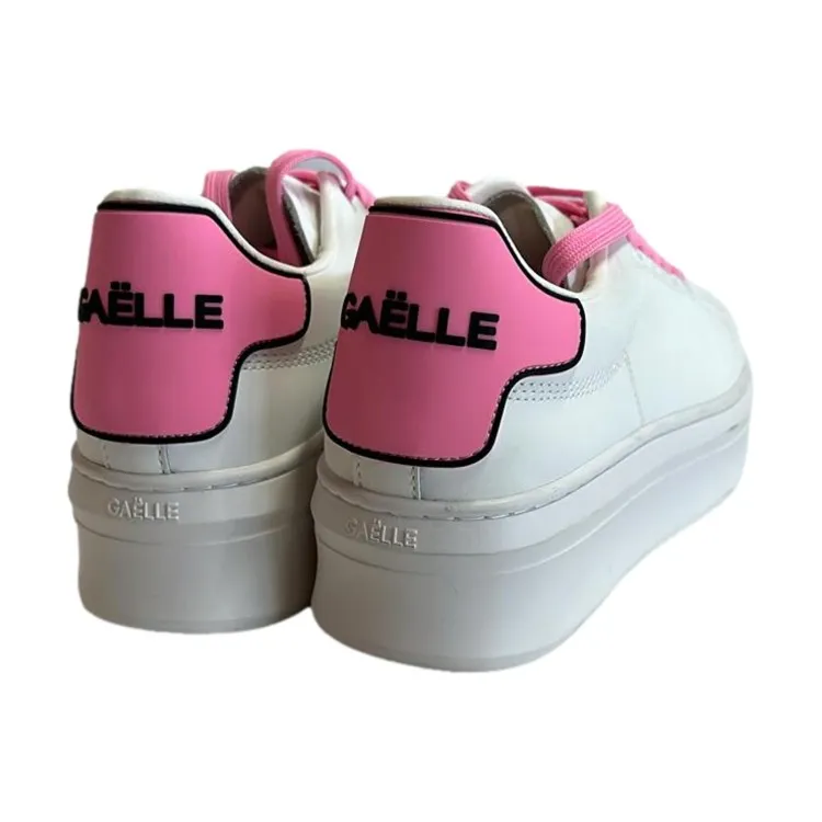 Gaelle Paris GACAW0013 ADDICT Sneaker Donna Stringate Bianco Rosa