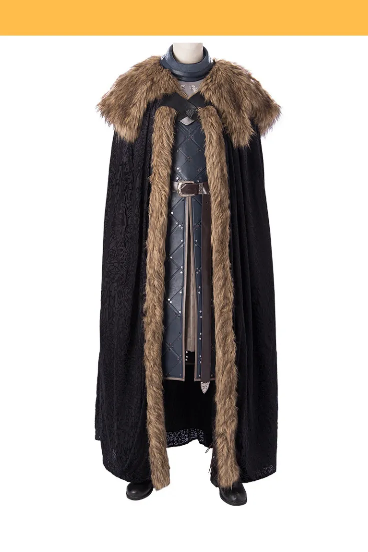 Game of Thrones Jon Snow Season 8 Leather Cosplay Costume