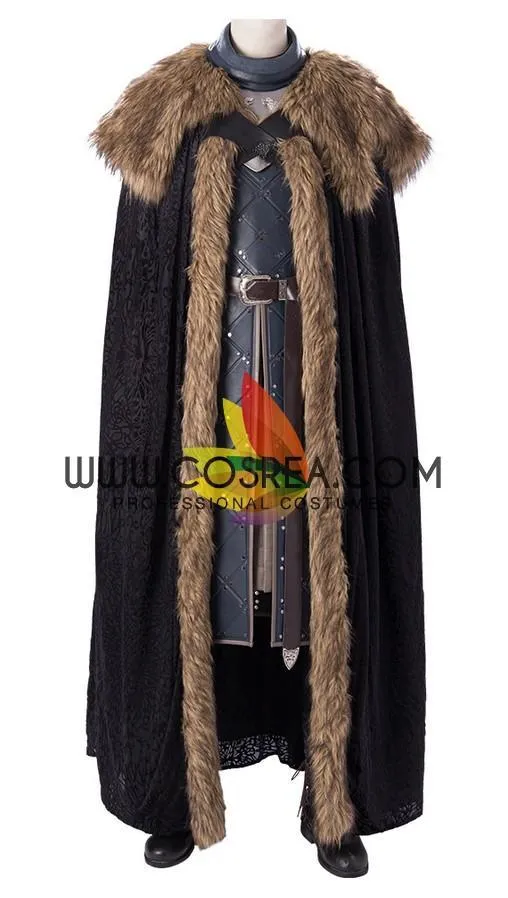 Game of Thrones Jon Snow Season 8 Leather Cosplay Costume