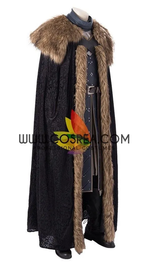 Game of Thrones Jon Snow Season 8 Leather Cosplay Costume