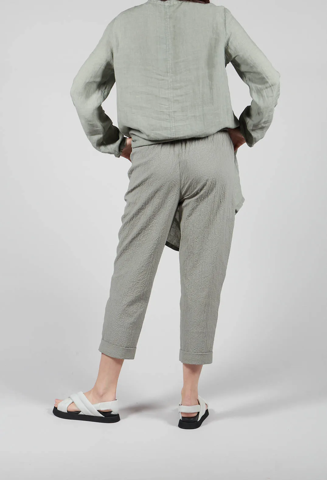 Geisha Trousers in Eucalyptus