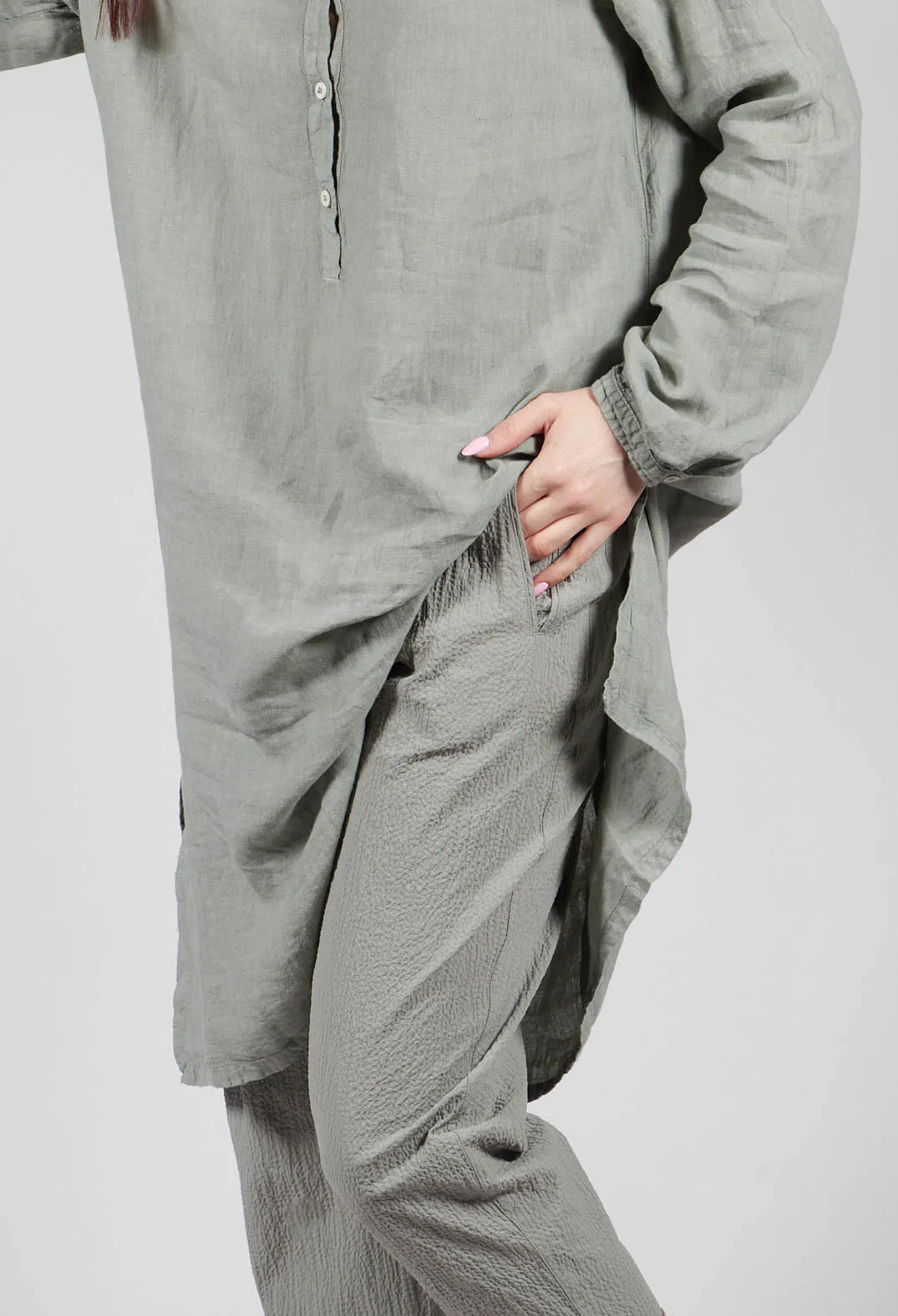 Geisha Trousers in Eucalyptus