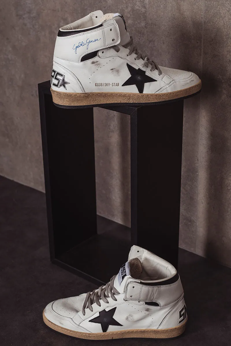 GOLDEN GOOSE Sneaker Sky-Star con firma sulla caviglia