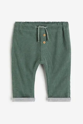 H&M Fully Lined Corduroy Pants