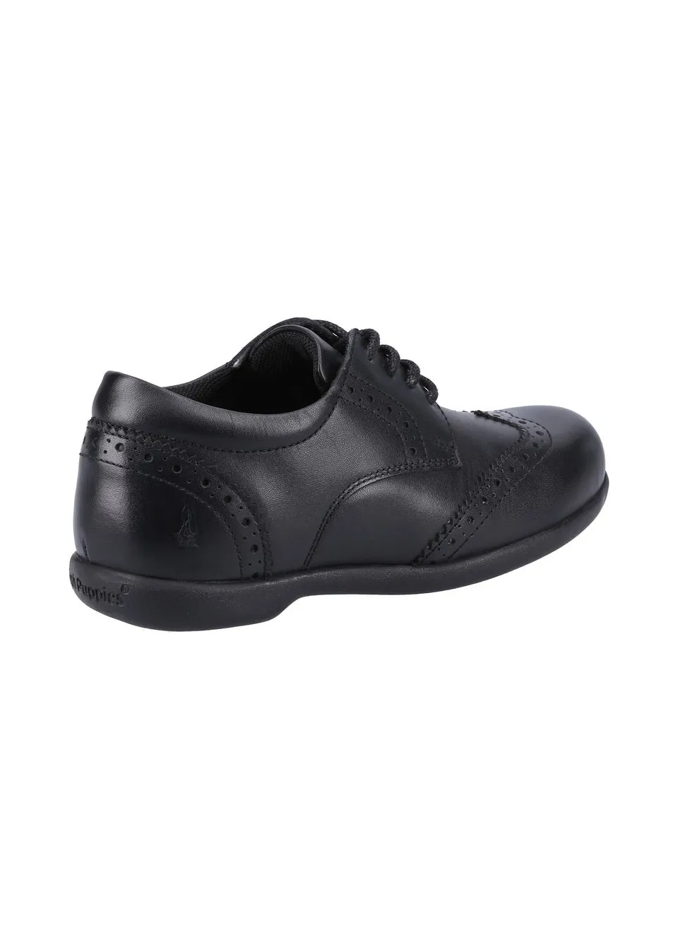 Hush Puppies Girls Black Bridget Jnr School Shoes (Younger 10 - Older 2)